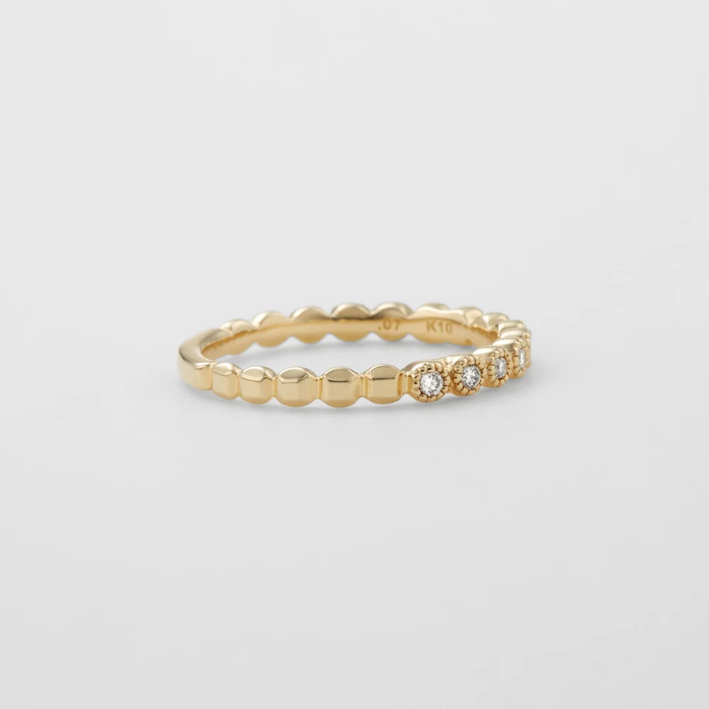 K10 Diamond Pinky Ring - Image 2