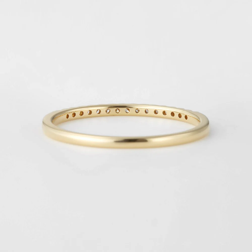 K18 Half Eternity Ring - Image 3