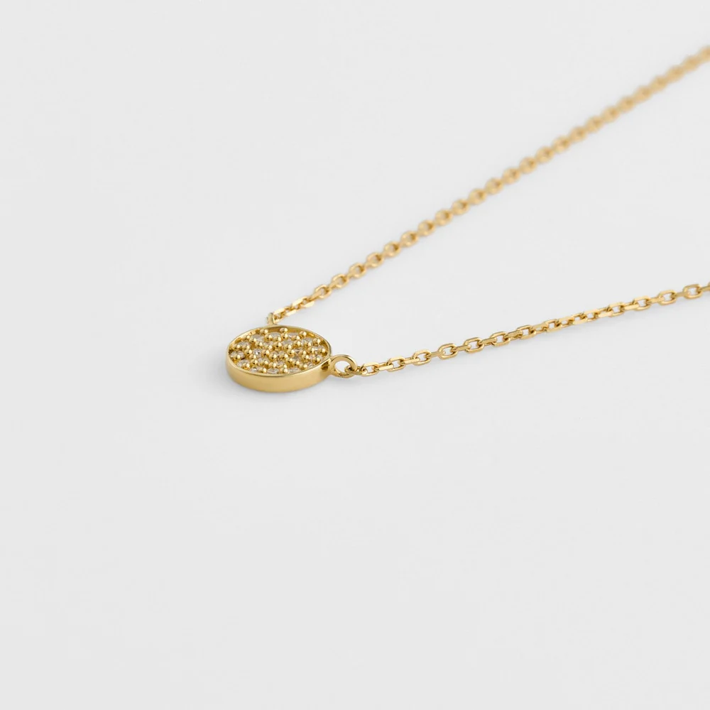 K18 Diamond Necklace (0.04ct) - Image 3