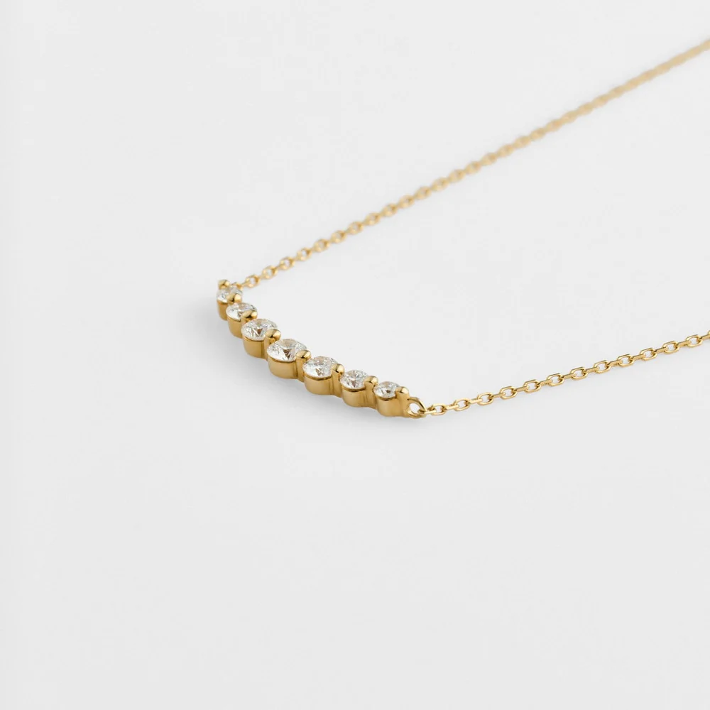 K18 Diamond Necklace - Image 3