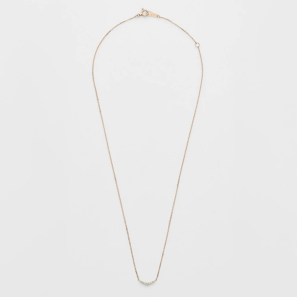 K10 Diamond Necklace (Pink Gold) - Image 5