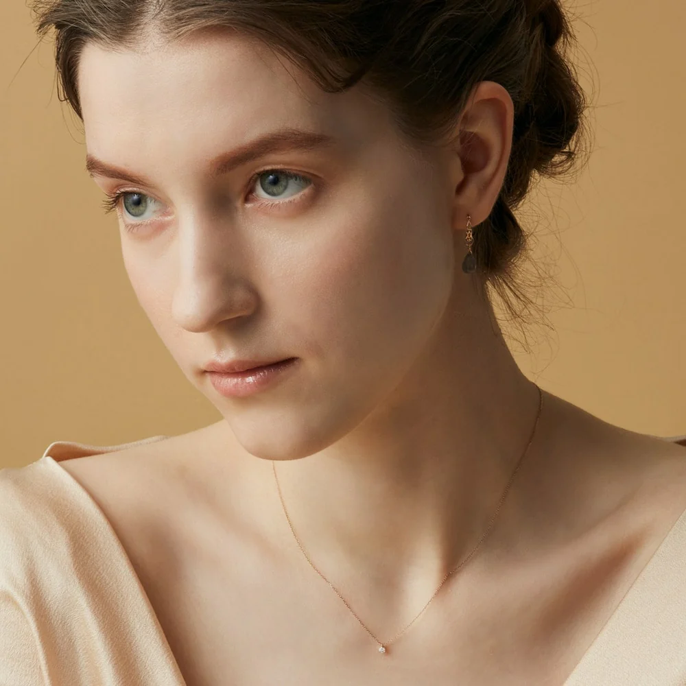 K18 Diamond Necklace (0.05Ct) - Image 6