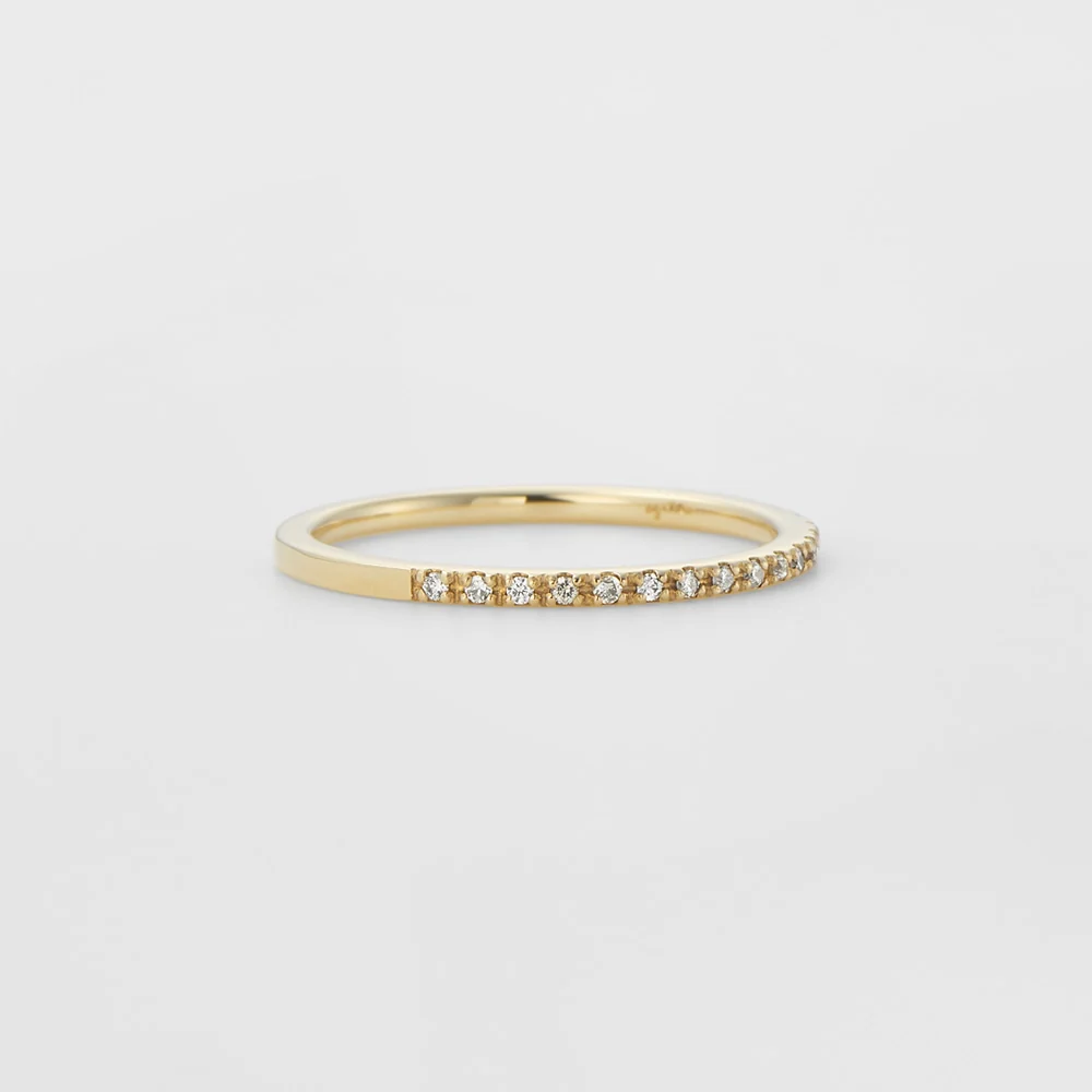 K10 Diamond Pinky Ring - Image 2
