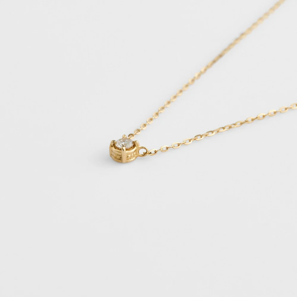 K18 Diamond Necklace (0.03Ct) - Image 3