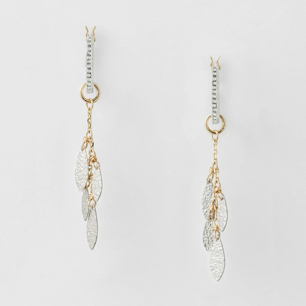 Silver Hoop Earrings - Image 3