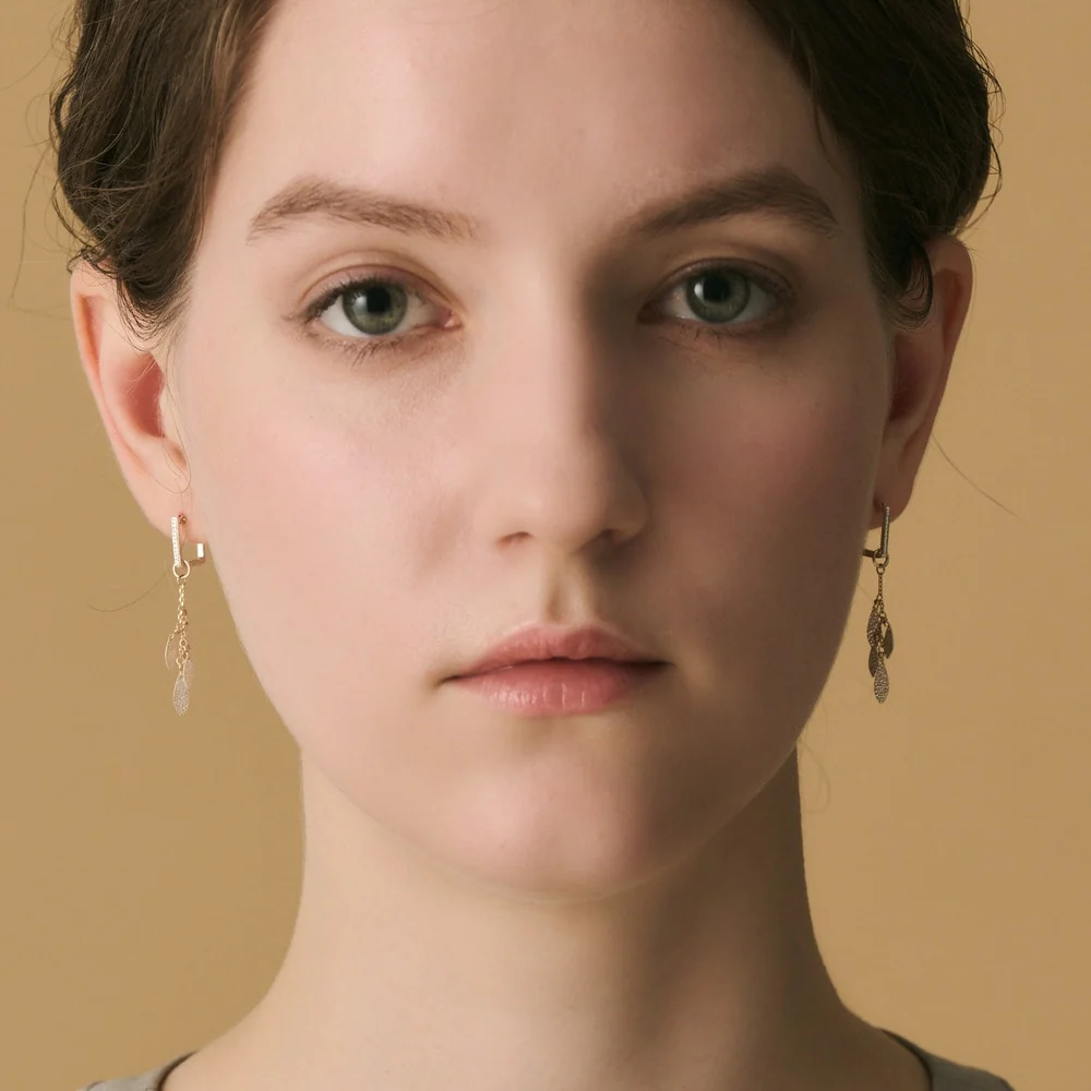 Silver Hoop Earrings - Image 5