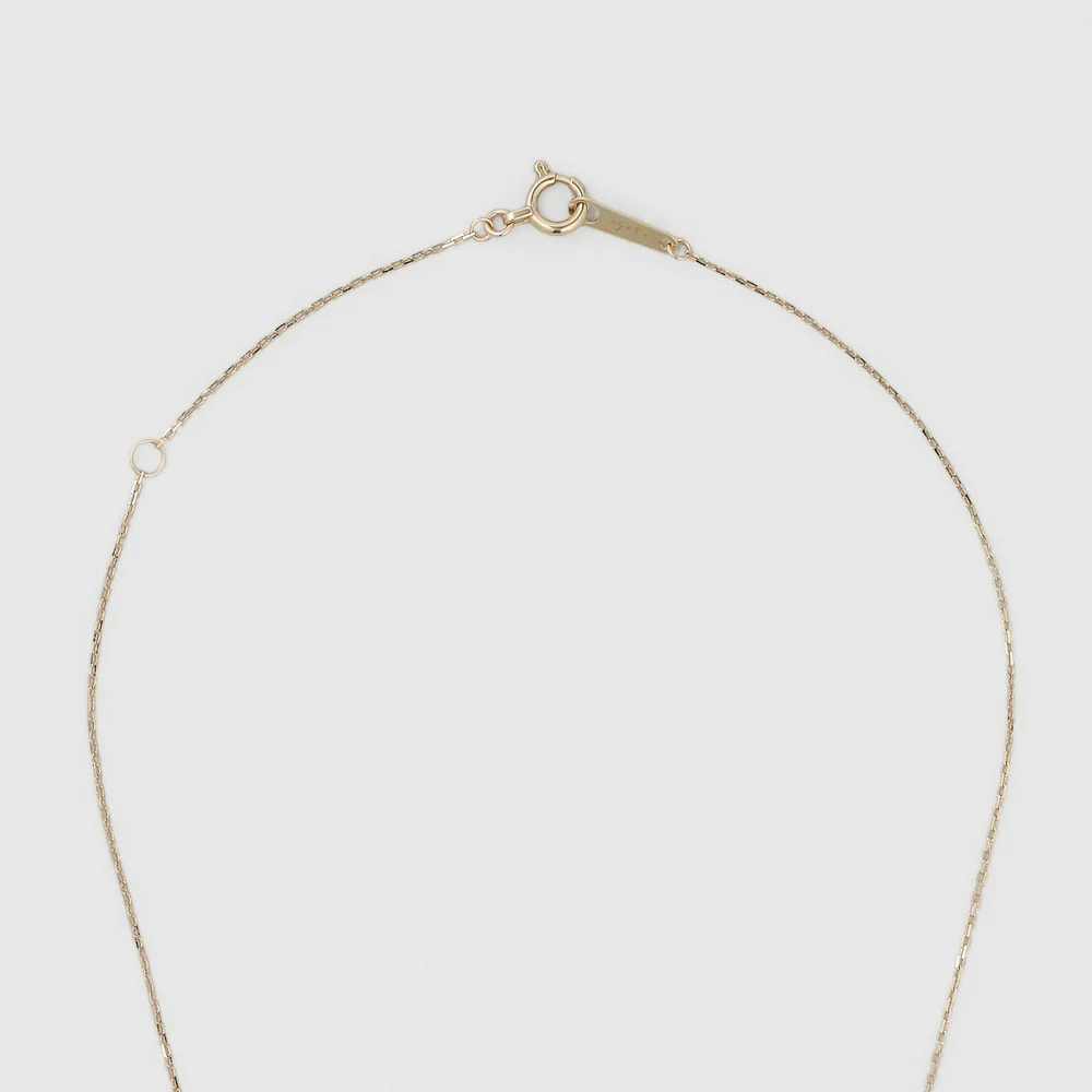 K10/Silver Charm Set Necklace - Image 5