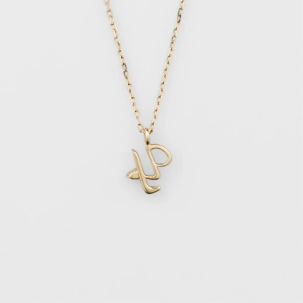 Initial Y/K10 Diamond Necklace - Image 2