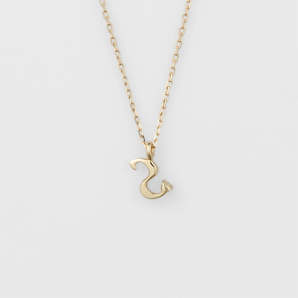 Initial S/K10 Diamond Necklace - Image 2
