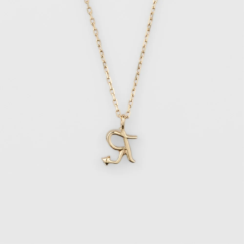 Initial R/K10 Diamond Necklace - Image 2