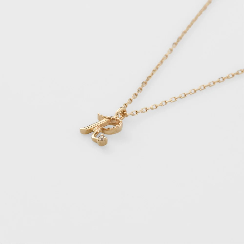 Initial R/K10 Diamond Necklace - Image 4