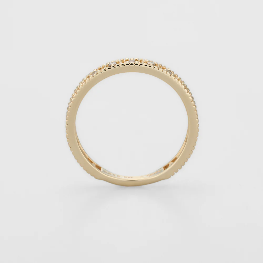 K10 Diamond Pinky Ring - Image 4