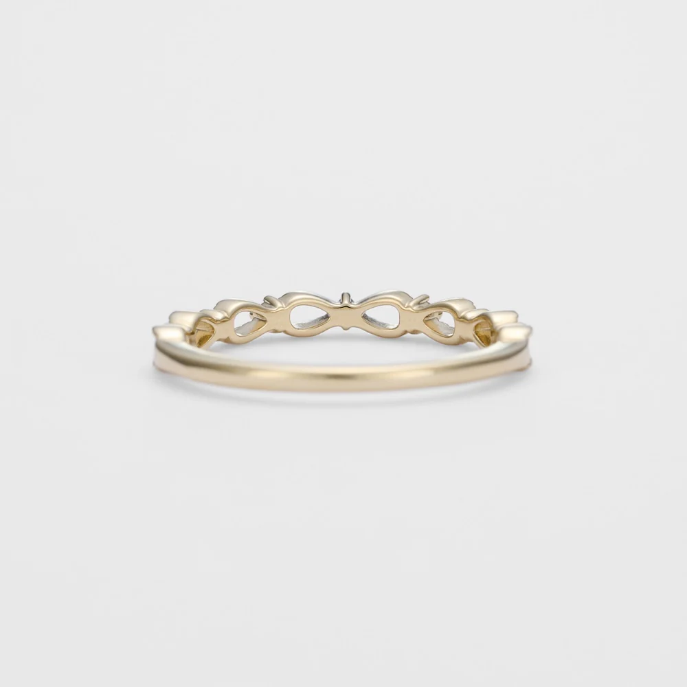 K10 Diamond Pinky Ring - Image 3