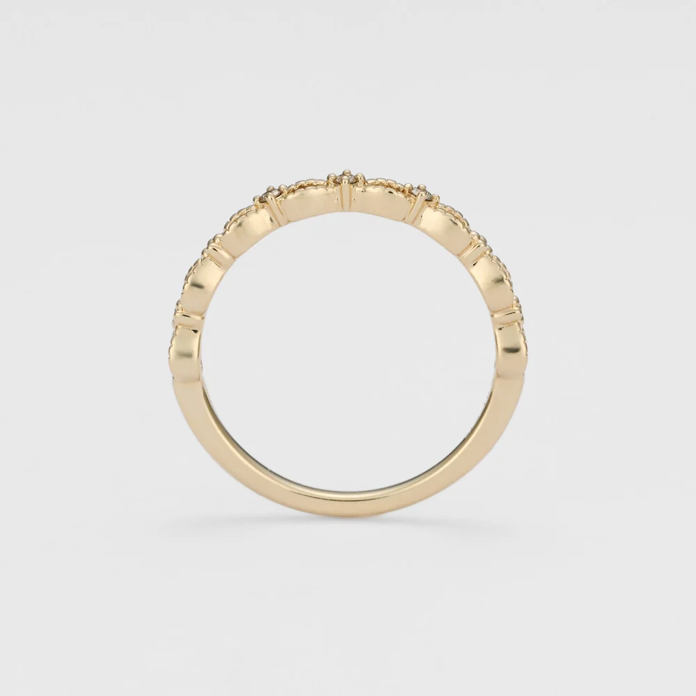 K10 Diamond Pinky Ring - Image 4