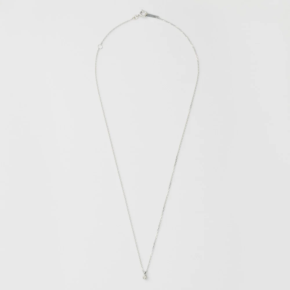 Silver Diamond Necklace (0.03 Ct) - Image 3