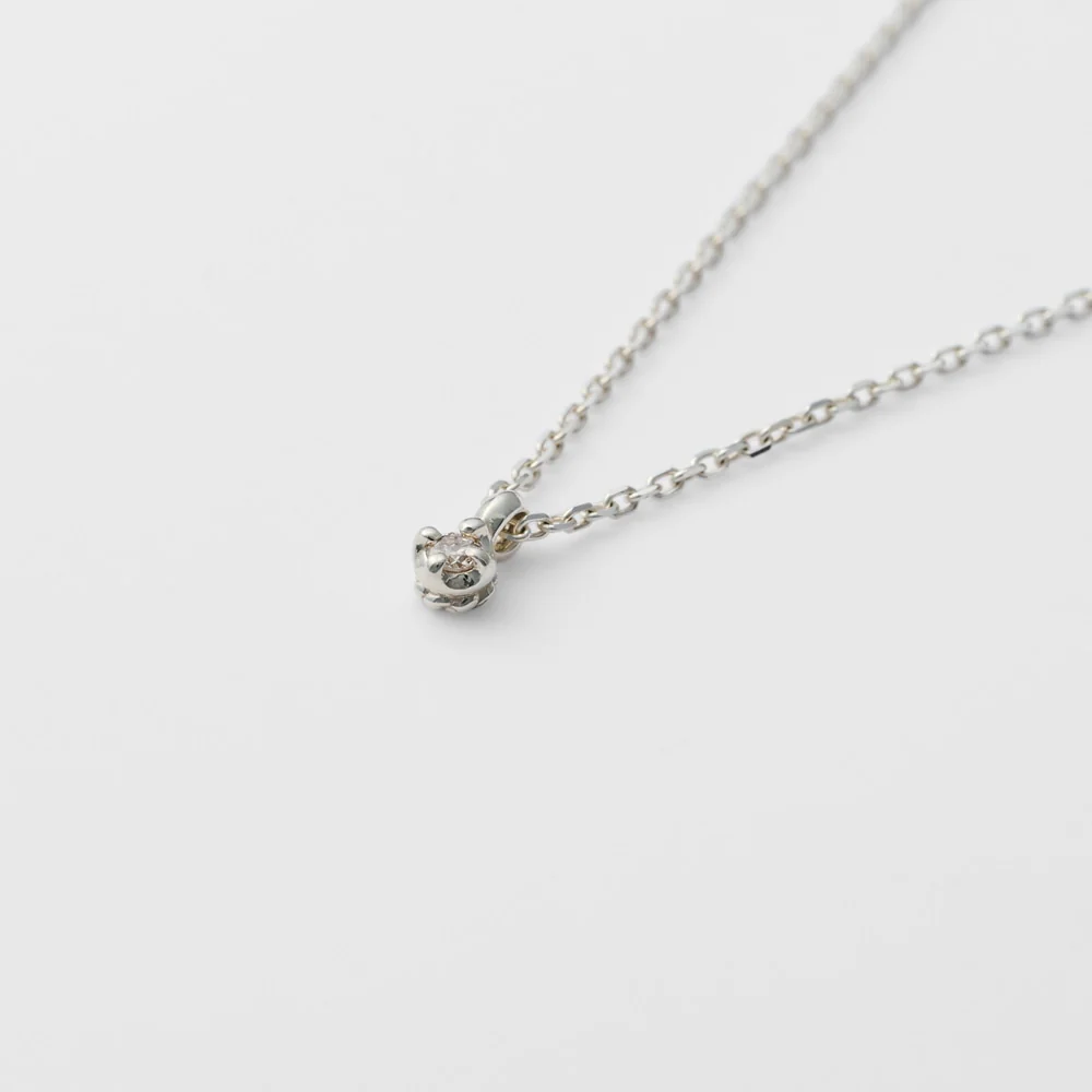 Silver Diamond Necklace (0.03 Ct) - Image 6