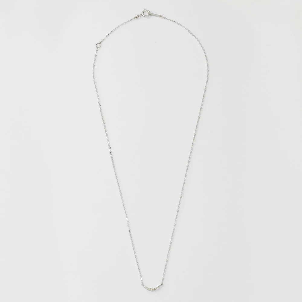 Silver Diamond Necklace - Image 2