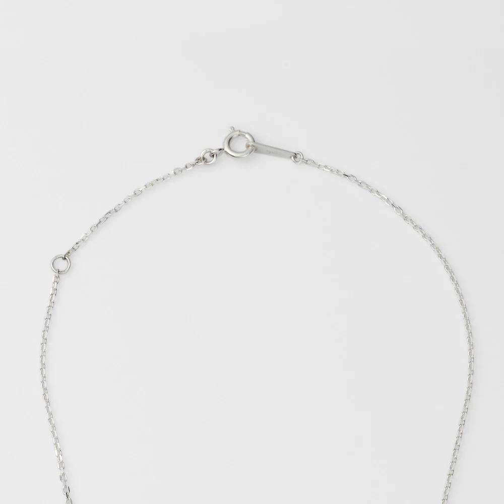 Silver Diamond Necklace - Image 4