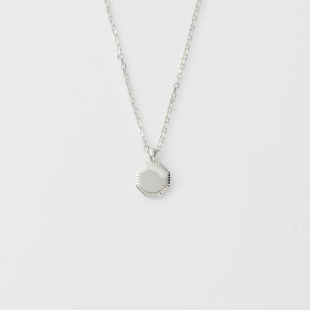 Silver Diamond Necklace - Image 3