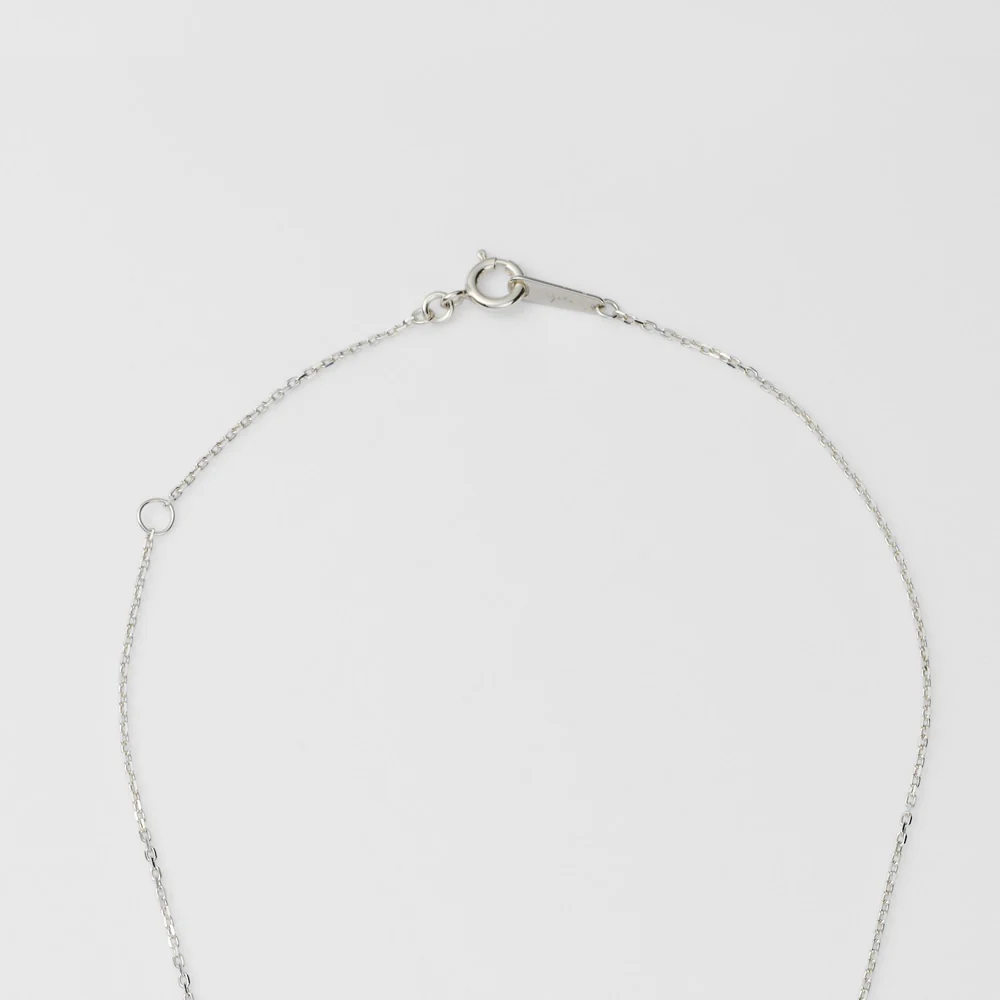 Silver Diamond Necklace - Image 4