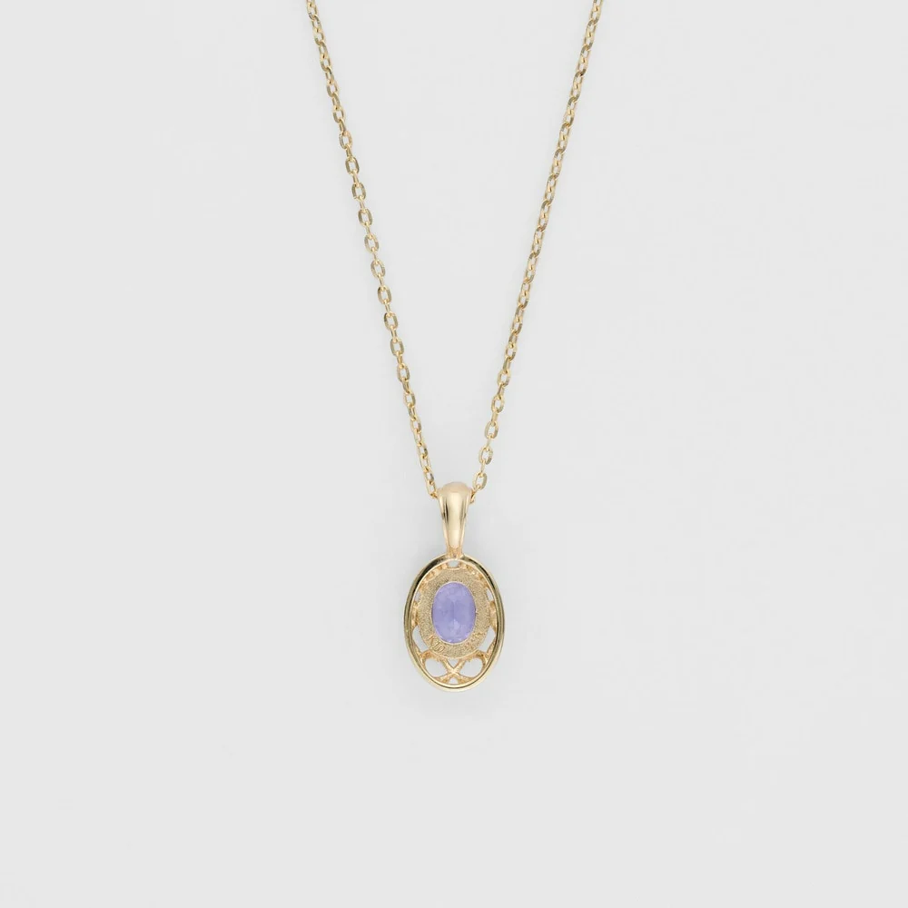 <December Birthstone> K10 Tanzanite Necklace - Image 2