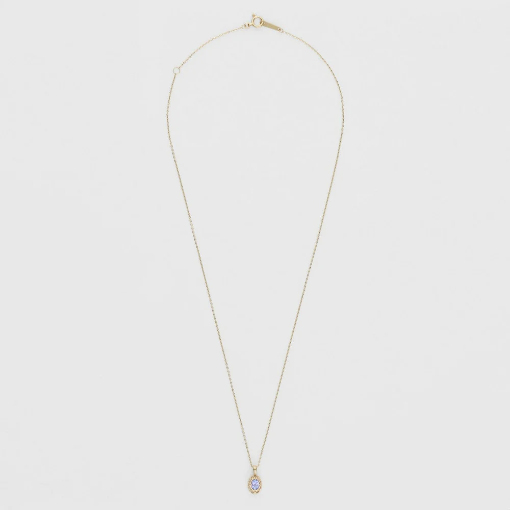 <December Birthstone> K10 Tanzanite Necklace - Image 4