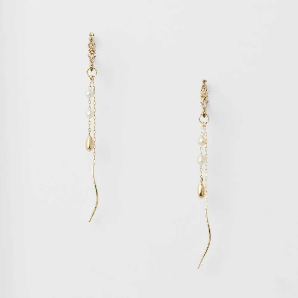 K10 Akoya Pearl Earrings - Image 2