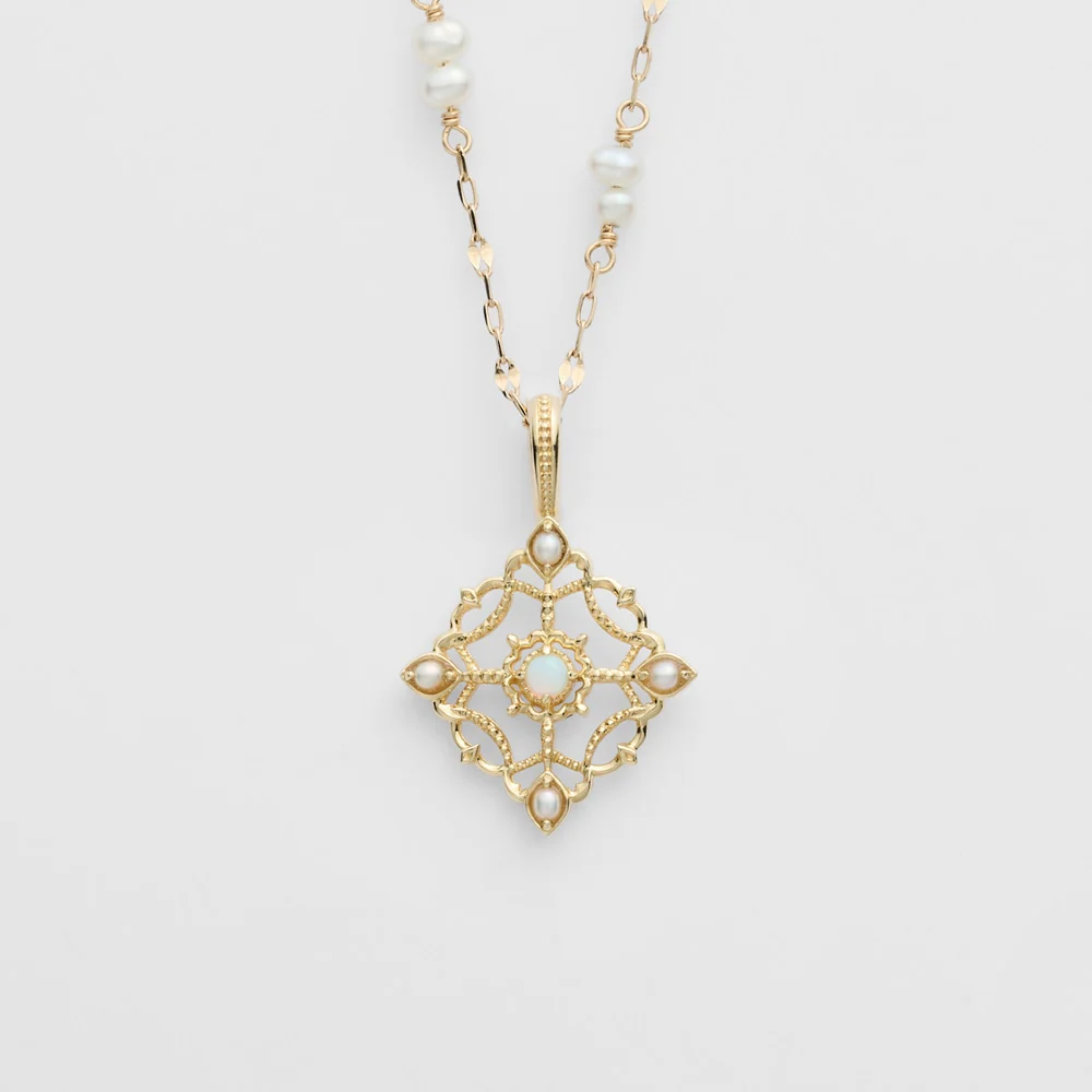 K14 Opal Charm - Image 3