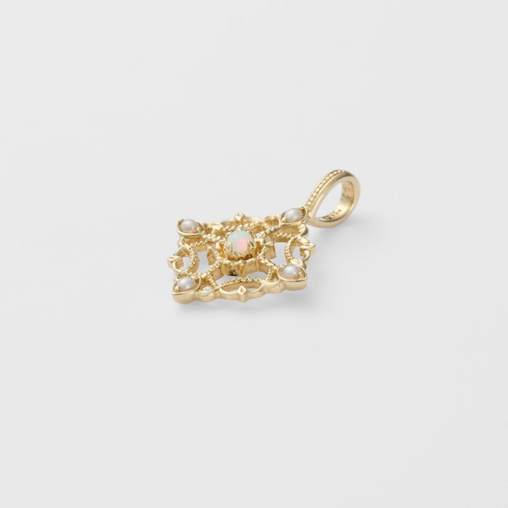 K14 Opal Charm - Image 4