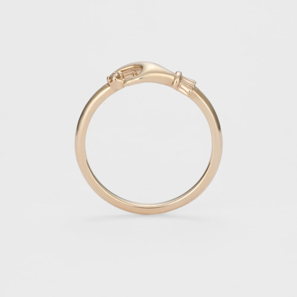 K5 Diamond Pinky Ring - Image 4
