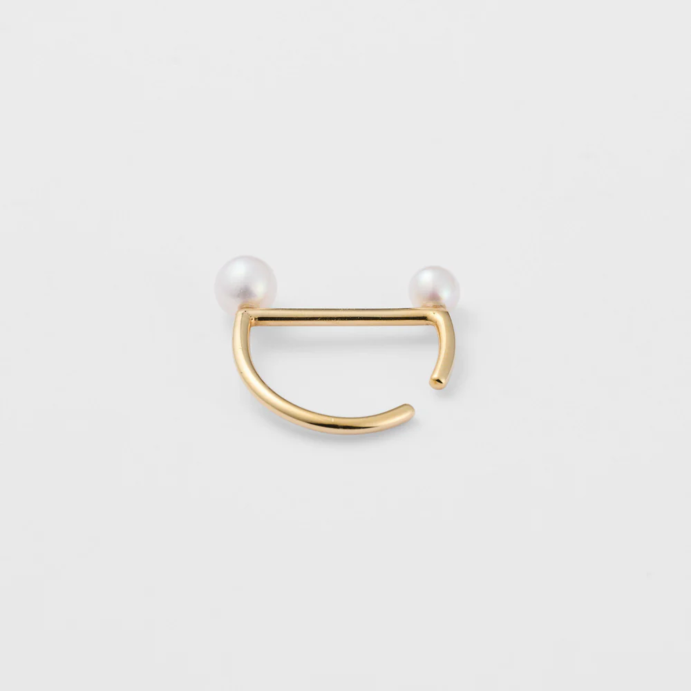 Gold Pearl Ear Cuff (Single Ear) - Image 4