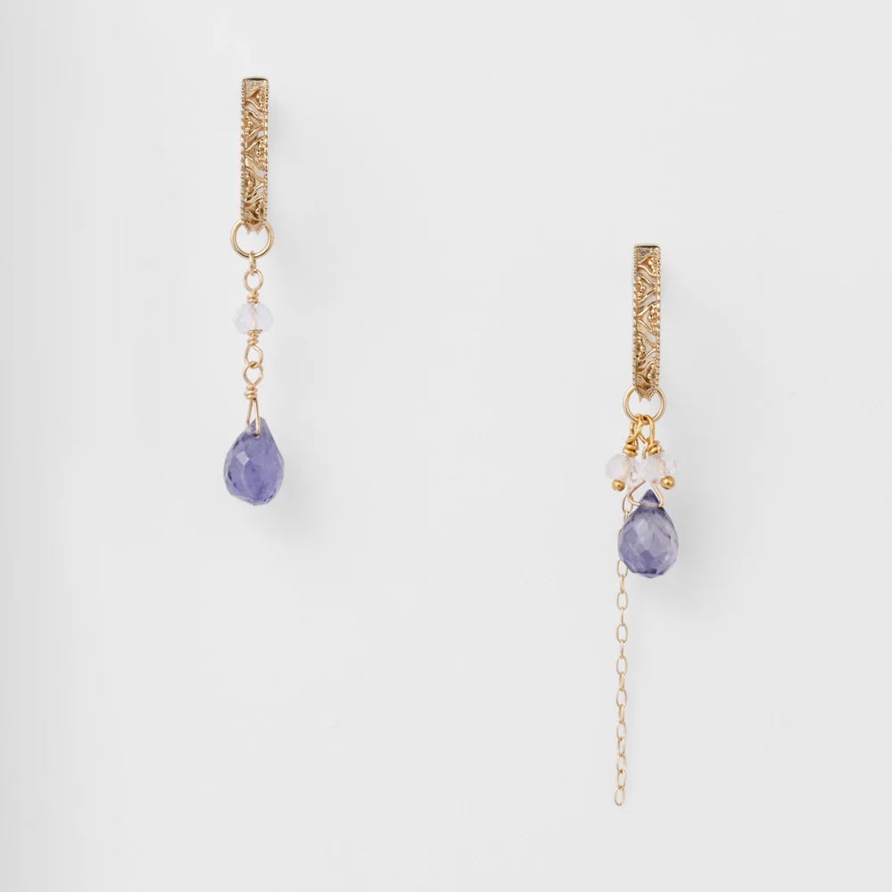 K10 Iolite Earring Charm - Image 2