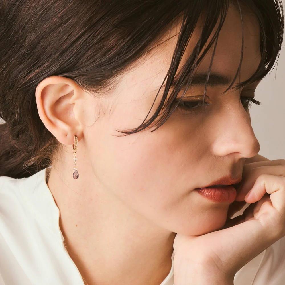 K10 Iolite Earring Charm - Image 3