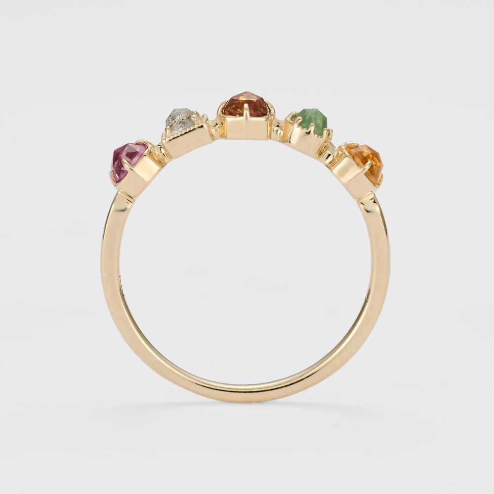 K10 Multi-Stone Ring - Image 4