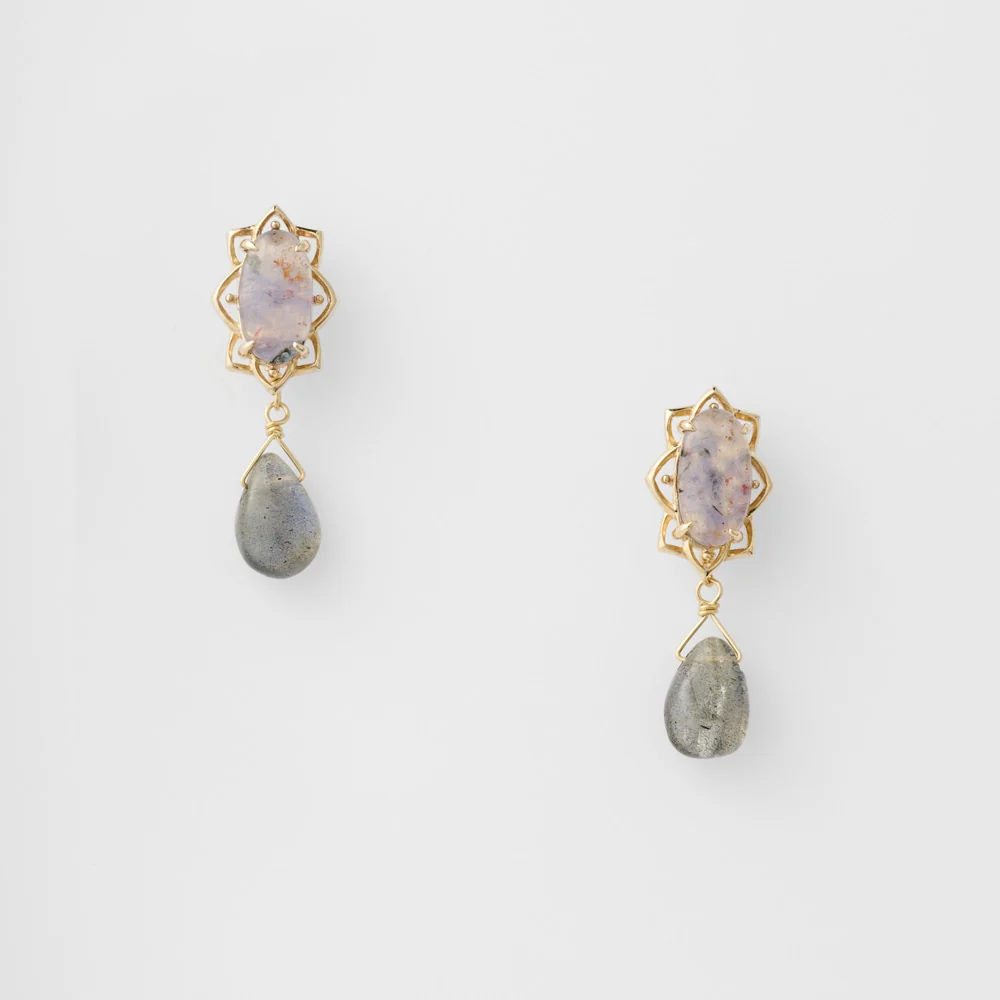 K10 Labradorite Earring Charm - Image 2