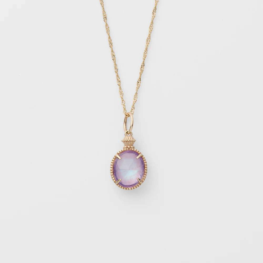 K5 Amethyst/Labradorite Charm - Image 3