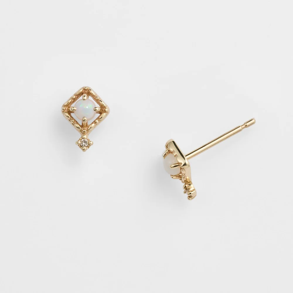 K10 Opal Earrings - Image 2