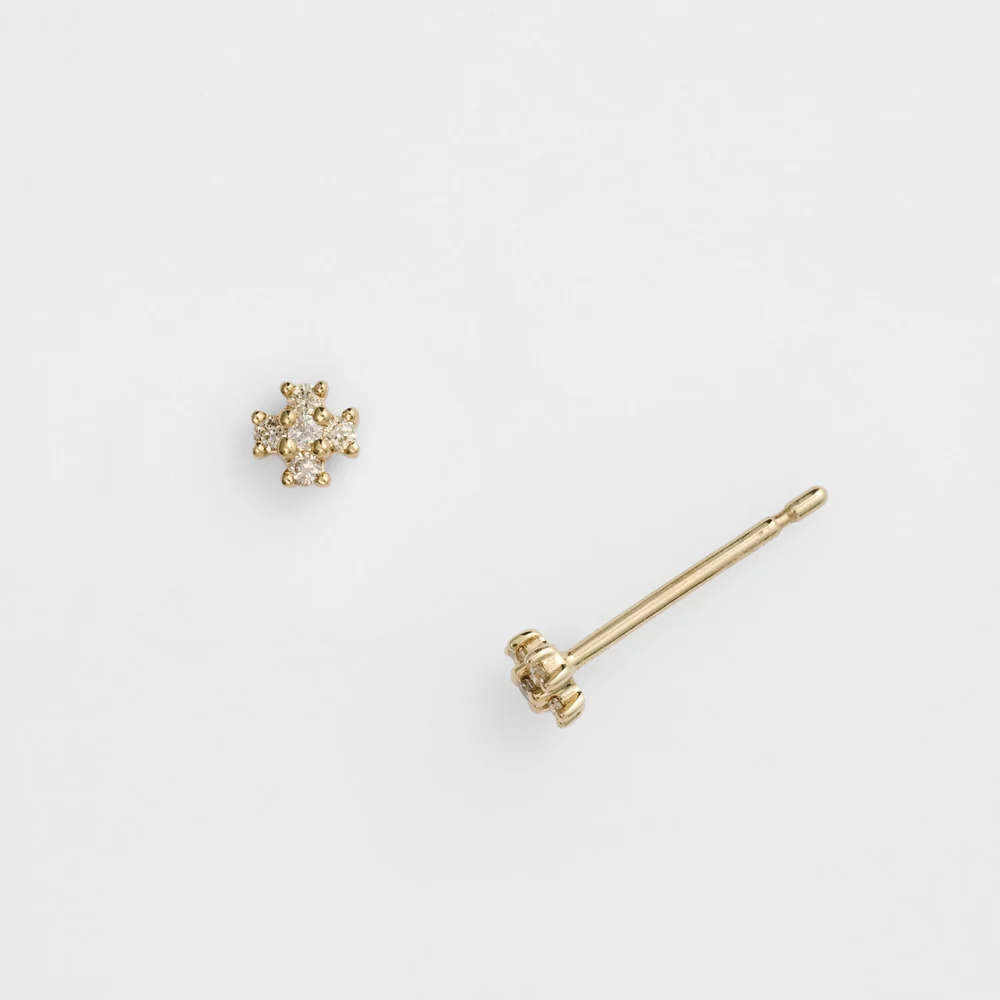 K10 Diamond Earrings - Image 2