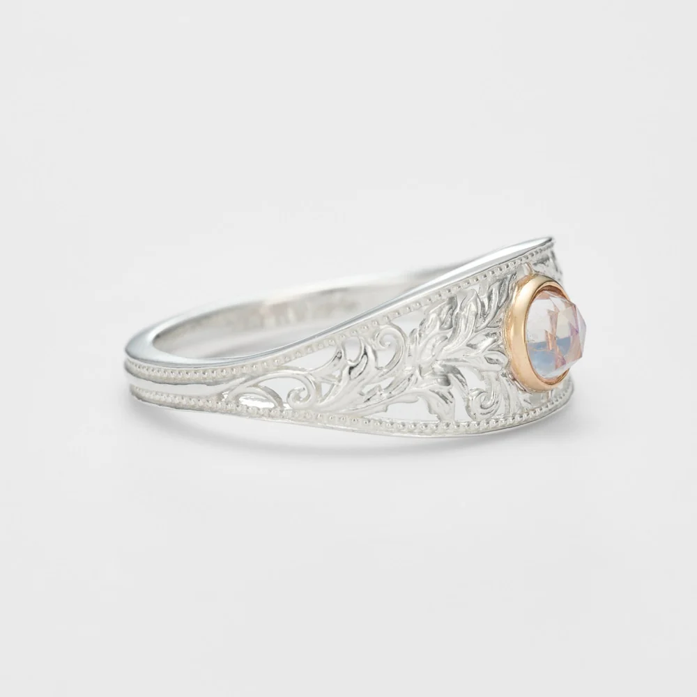 Silver Labradorite Ring - Image 2