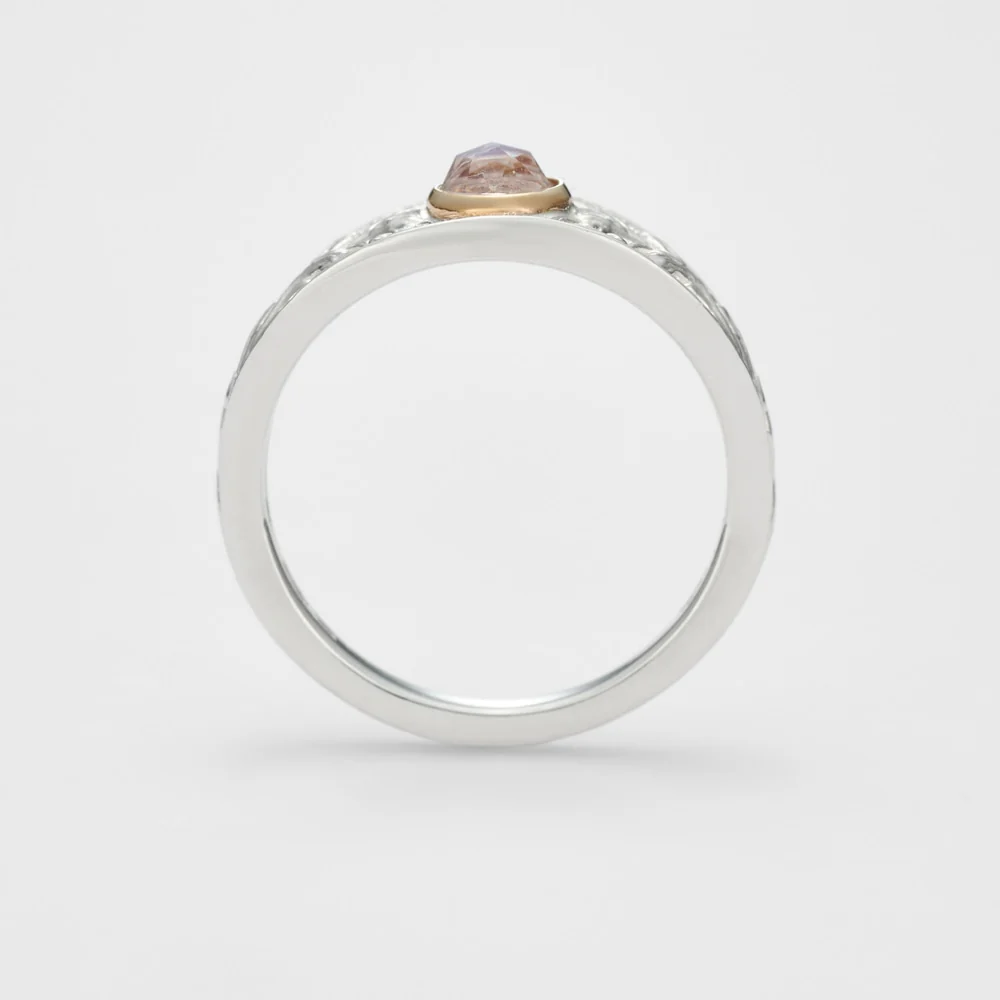 Silver Labradorite Ring - Image 4