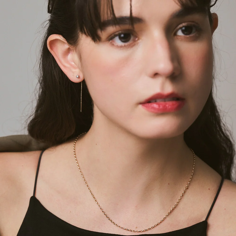 K10 Pearl Long Earrings - Image 3