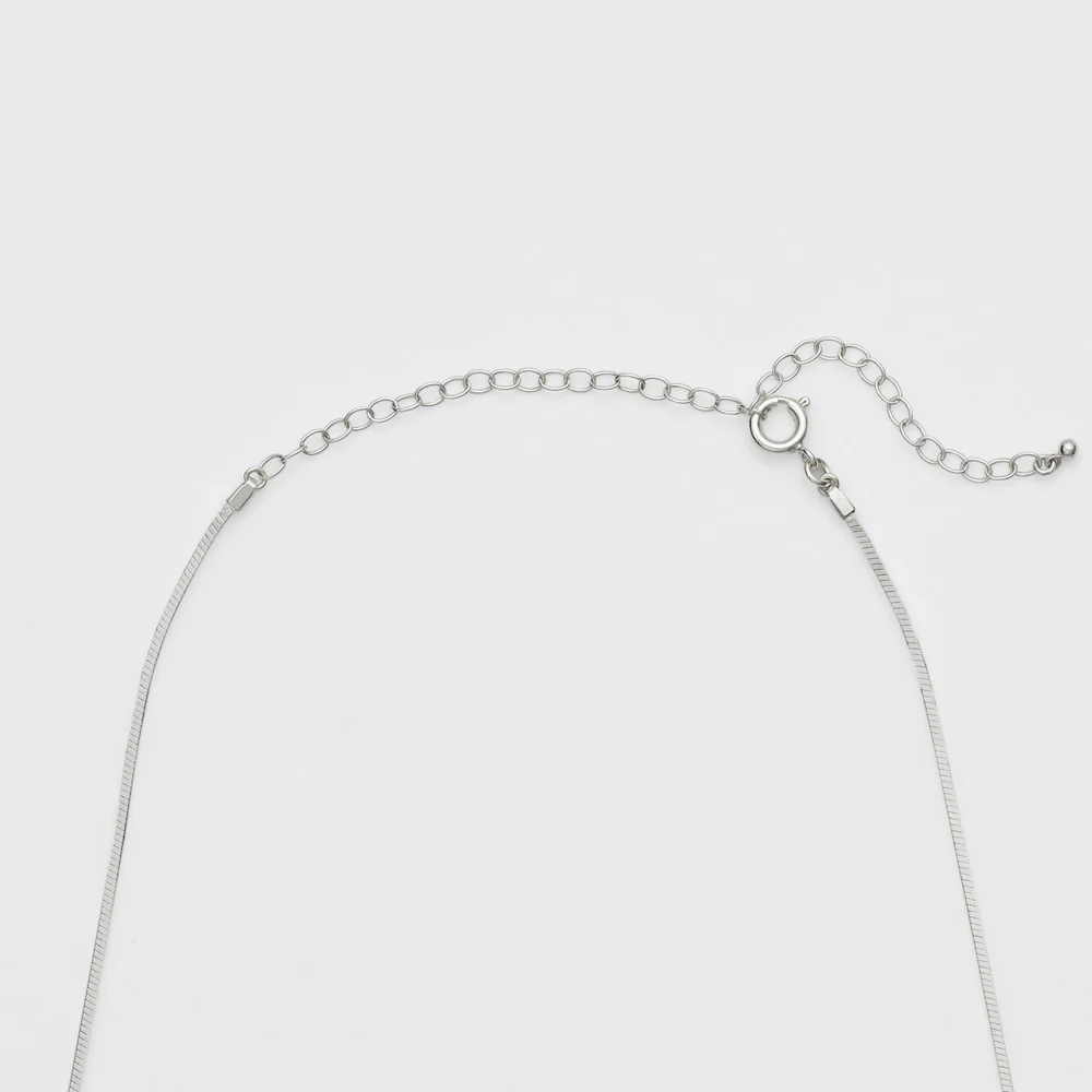 Silver Choker Necklace - Image 3