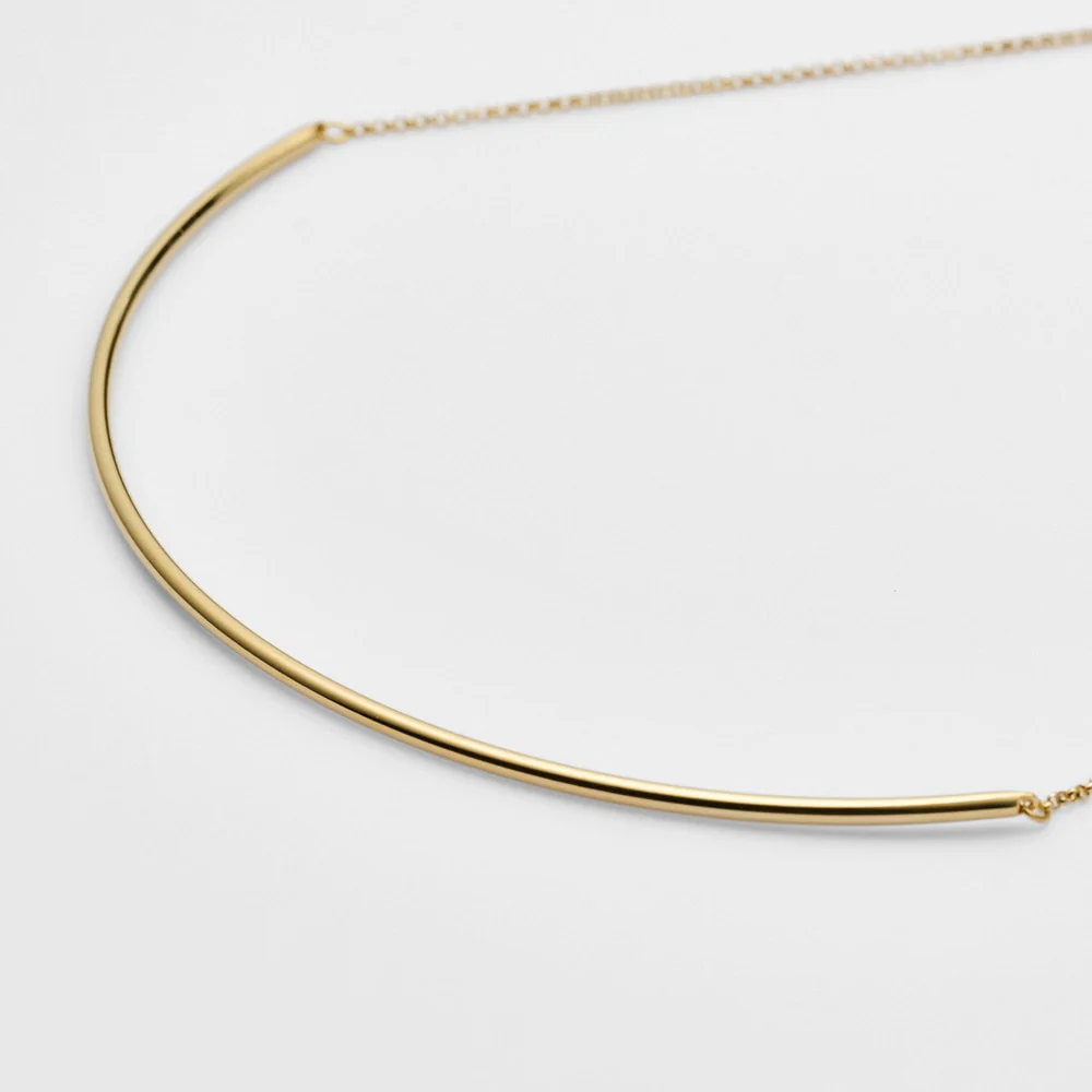 Gold Choker Necklace - Image 3