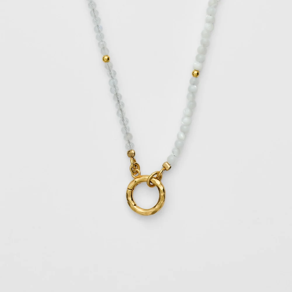 Gold Multi-Stone Necklace - Image 2