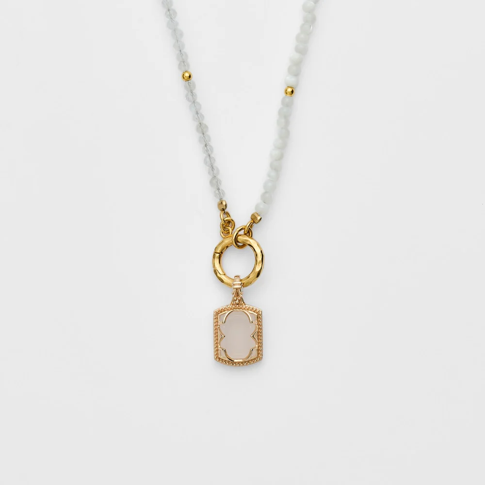 Gold Multi-Stone Necklace - Image 3