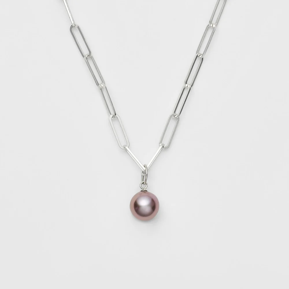 Silver Pearl Necklace - Image 2
