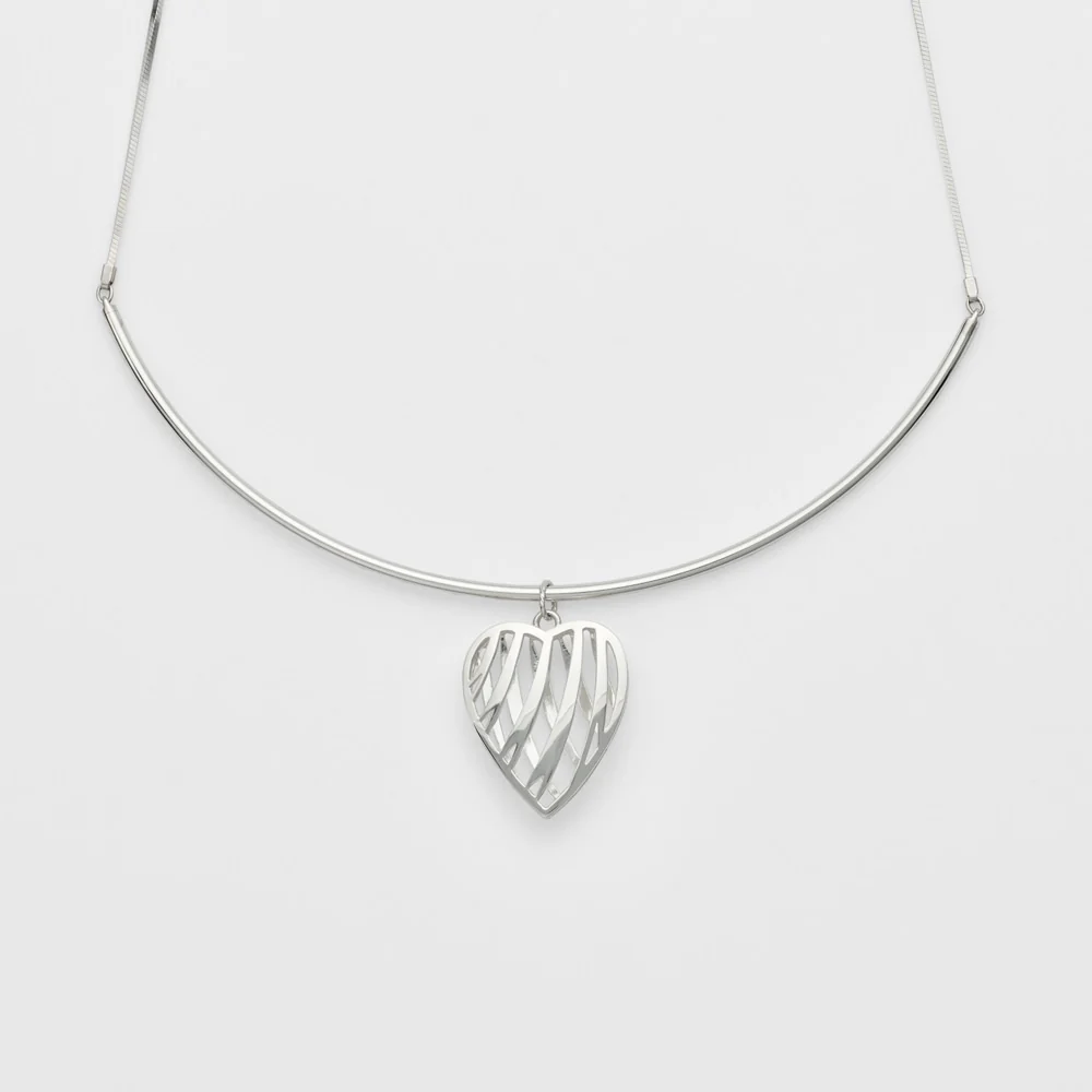 Silver Heart Charm - Image 3