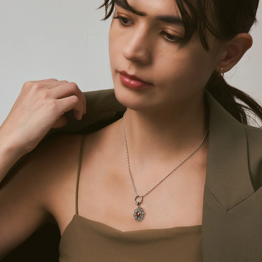<January Birthstone> Silver Garnet Charm - Image 5