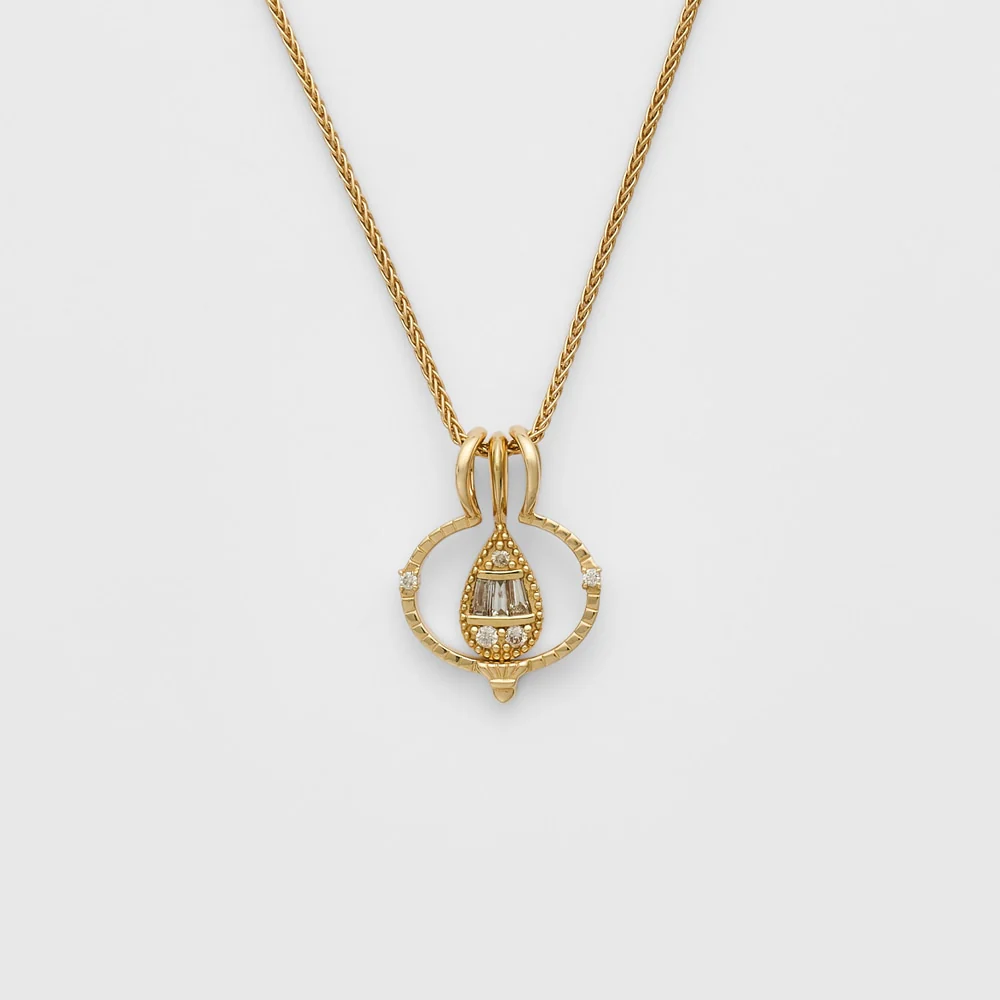K18 Diamond Charm - Image 4