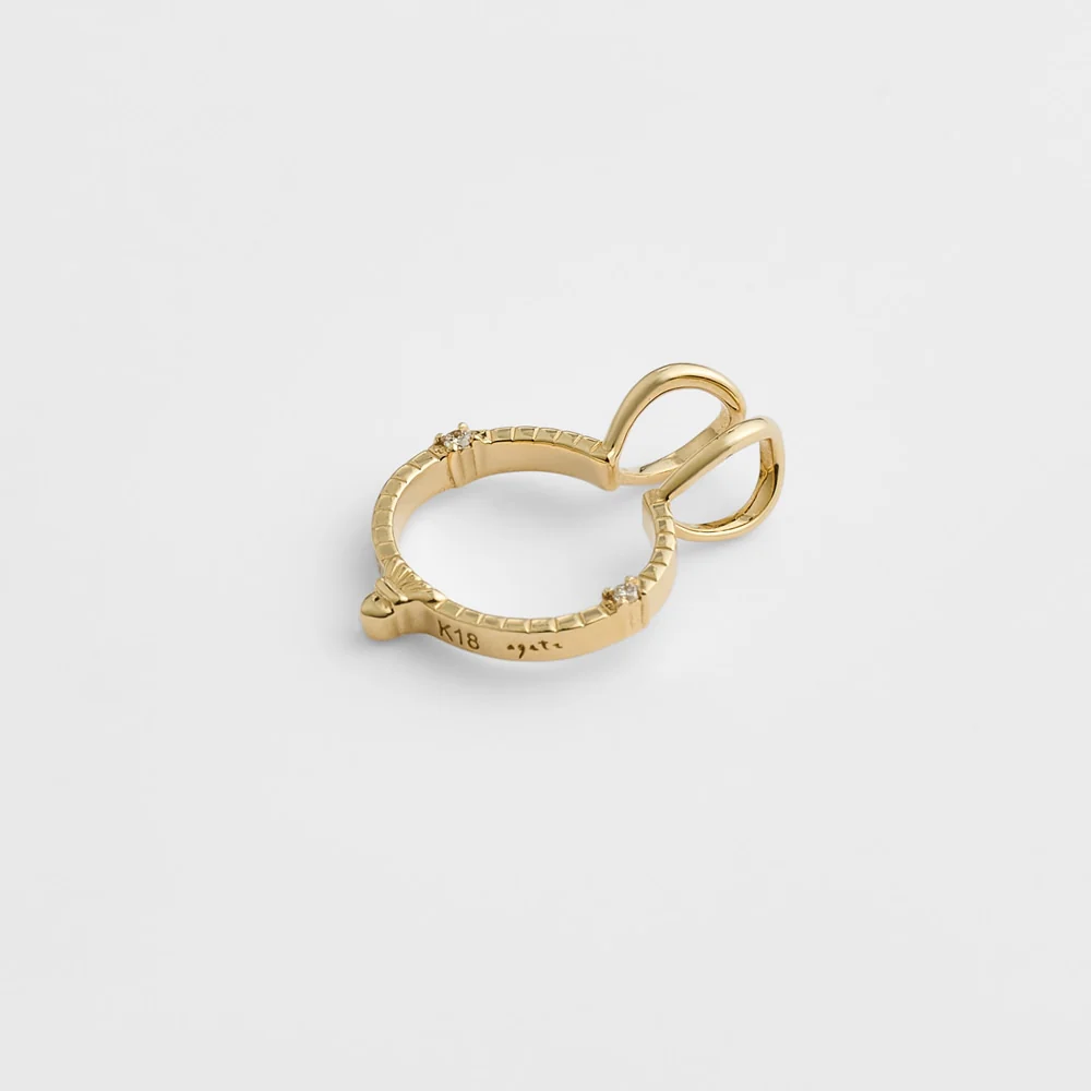 K18 Diamond Charm - Image 5